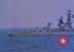 Image of Soviet Kresta Class I guided missile cruiser Mediterranean Sea, 1966, second 26 stock footage video 65675076550