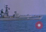 Image of Soviet Kresta Class I guided missile cruiser Mediterranean Sea, 1966, second 31 stock footage video 65675076550