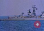 Image of Soviet Kresta Class I guided missile cruiser Mediterranean Sea, 1966, second 41 stock footage video 65675076550