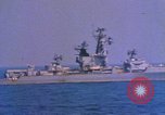 Image of Soviet Kresta Class I guided missile cruiser Mediterranean Sea, 1966, second 53 stock footage video 65675076550