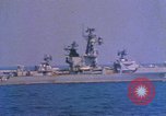 Image of Soviet Kresta Class I guided missile cruiser Mediterranean Sea, 1966, second 54 stock footage video 65675076550