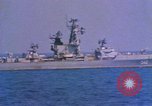 Image of Soviet Kresta Class I guided missile cruiser Mediterranean Sea, 1966, second 60 stock footage video 65675076550