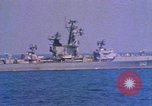 Image of Soviet Kresta Class I guided missile cruiser Mediterranean Sea, 1966, second 61 stock footage video 65675076550