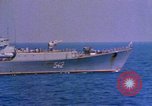 Image of Soviet Kresta-Class I Guided Missile Cruiser Mediterranean Sea, 1966, second 9 stock footage video 65675076552