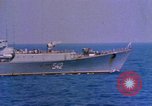 Image of Soviet Kresta-Class I Guided Missile Cruiser Mediterranean Sea, 1966, second 10 stock footage video 65675076552