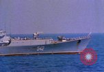 Image of Soviet Kresta-Class I Guided Missile Cruiser Mediterranean Sea, 1966, second 13 stock footage video 65675076552