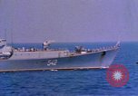 Image of Soviet Kresta-Class I Guided Missile Cruiser Mediterranean Sea, 1966, second 14 stock footage video 65675076552