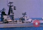 Image of Soviet Kresta-Class I Guided Missile Cruiser Mediterranean Sea, 1966, second 18 stock footage video 65675076552
