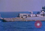 Image of Soviet Kresta-Class I Guided Missile Cruiser Mediterranean Sea, 1966, second 21 stock footage video 65675076552