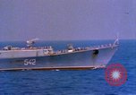 Image of Soviet Kresta-Class I Guided Missile Cruiser Mediterranean Sea, 1966, second 28 stock footage video 65675076552