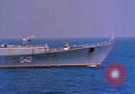 Image of Soviet Kresta-Class I Guided Missile Cruiser Mediterranean Sea, 1966, second 30 stock footage video 65675076552