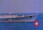 Image of Soviet Kresta-Class I Guided Missile Cruiser Mediterranean Sea, 1966, second 32 stock footage video 65675076552