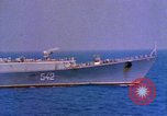Image of Soviet Kresta-Class I Guided Missile Cruiser Mediterranean Sea, 1966, second 33 stock footage video 65675076552