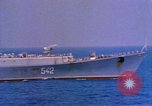 Image of Soviet Kresta-Class I Guided Missile Cruiser Mediterranean Sea, 1966, second 34 stock footage video 65675076552