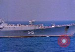 Image of Soviet Kresta-Class I Guided Missile Cruiser Mediterranean Sea, 1966, second 36 stock footage video 65675076552