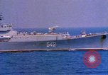 Image of Soviet Kresta-Class I Guided Missile Cruiser Mediterranean Sea, 1966, second 37 stock footage video 65675076552