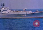 Image of Soviet Kresta-Class I Guided Missile Cruiser Mediterranean Sea, 1966, second 39 stock footage video 65675076552