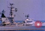 Image of Soviet Kresta-Class I Guided Missile Cruiser Mediterranean Sea, 1966, second 44 stock footage video 65675076552
