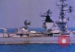 Image of Soviet Kresta-Class I Guided Missile Cruiser Mediterranean Sea, 1966, second 50 stock footage video 65675076552