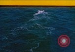 Image of Submarine at periscope depth Mediterranean Sea, 1966, second 1 stock footage video 65675076553