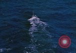 Image of Submarine at periscope depth Mediterranean Sea, 1966, second 3 stock footage video 65675076553