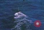 Image of Submarine at periscope depth Mediterranean Sea, 1966, second 6 stock footage video 65675076553
