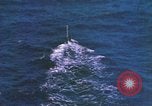 Image of Submarine at periscope depth Mediterranean Sea, 1966, second 7 stock footage video 65675076553