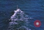 Image of Submarine at periscope depth Mediterranean Sea, 1966, second 9 stock footage video 65675076553