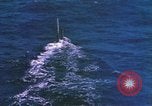 Image of Submarine at periscope depth Mediterranean Sea, 1966, second 10 stock footage video 65675076553