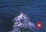 Image of Submarine at periscope depth Mediterranean Sea, 1966, second 13 stock footage video 65675076553