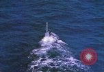 Image of Submarine at periscope depth Mediterranean Sea, 1966, second 14 stock footage video 65675076553