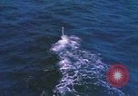 Image of Submarine at periscope depth Mediterranean Sea, 1966, second 17 stock footage video 65675076553