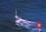 Image of Submarine at periscope depth Mediterranean Sea, 1966, second 20 stock footage video 65675076553