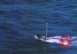 Image of Submarine at periscope depth Mediterranean Sea, 1966, second 31 stock footage video 65675076553