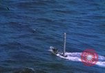 Image of Submarine at periscope depth Mediterranean Sea, 1966, second 32 stock footage video 65675076553