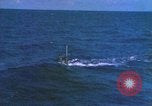 Image of Submarine at periscope depth Mediterranean Sea, 1966, second 47 stock footage video 65675076553