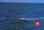 Image of Submarine at periscope depth Mediterranean Sea, 1966, second 50 stock footage video 65675076553