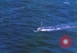 Image of Submarine at periscope depth Mediterranean Sea, 1966, second 55 stock footage video 65675076553