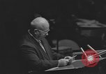 Image of Nikita Khrushchev speaks to United Nations New York City USA, 1960, second 35 stock footage video 65675076561