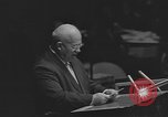 Image of Nikita Khrushchev speaks to United Nations New York City USA, 1960, second 36 stock footage video 65675076561