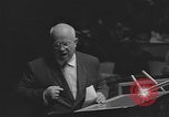 Image of Nikita Khrushchev speaks to United Nations New York City USA, 1960, second 48 stock footage video 65675076561