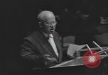 Image of Nikita Khrushchev speaks to United Nations New York City USA, 1960, second 54 stock footage video 65675076561