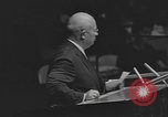 Image of Nikita Khrushchev speaks to United Nations New York City USA, 1960, second 60 stock footage video 65675076561