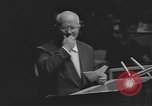 Image of Nikita Khrushchev speaks to United Nations New York City USA, 1960, second 62 stock footage video 65675076561
