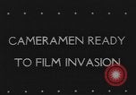 Image of Army Signal Corps cameramen United Kingdom, 1944, second 1 stock footage video 65675076570