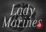 Image of U.S. Marine Corps Womens Reserve United States USA, 1944, second 15 stock footage video 65675076573