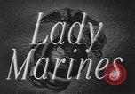 Image of U.S. Marine Corps Womens Reserve United States USA, 1944, second 17 stock footage video 65675076573