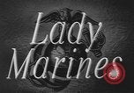 Image of U.S. Marine Corps Womens Reserve United States USA, 1944, second 18 stock footage video 65675076573