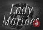 Image of U.S. Marine Corps Womens Reserve United States USA, 1944, second 20 stock footage video 65675076573