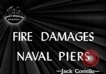 Image of damage from fire Norfolk Virginia USA, 1944, second 1 stock footage video 65675076586